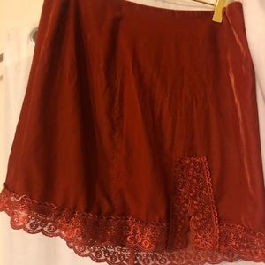 Urban Outfitters rust mini  skirt - medium